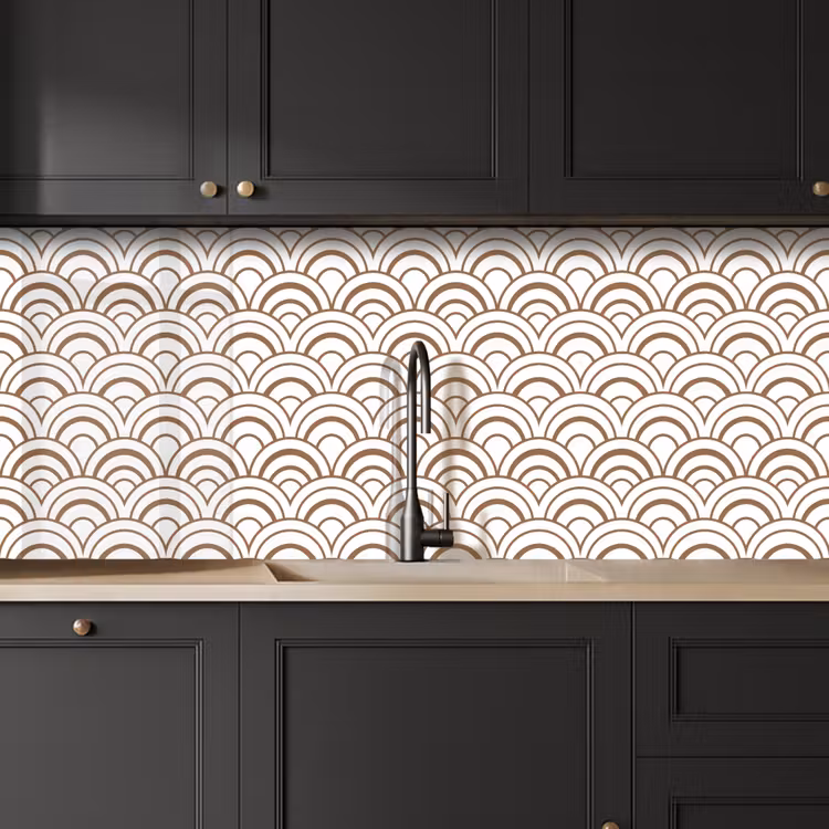 Schienale cucina - Classico - Motivo - Terracotta — 6