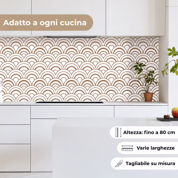Schienale cucina - Classico - Motivo - Terracotta — 7