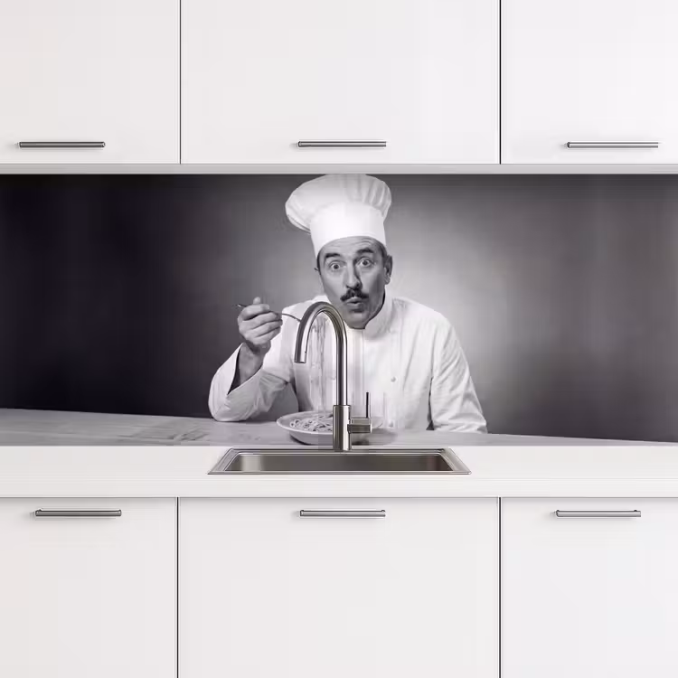Schienale cucina - Chef - Spaghetti - Pasta — 4