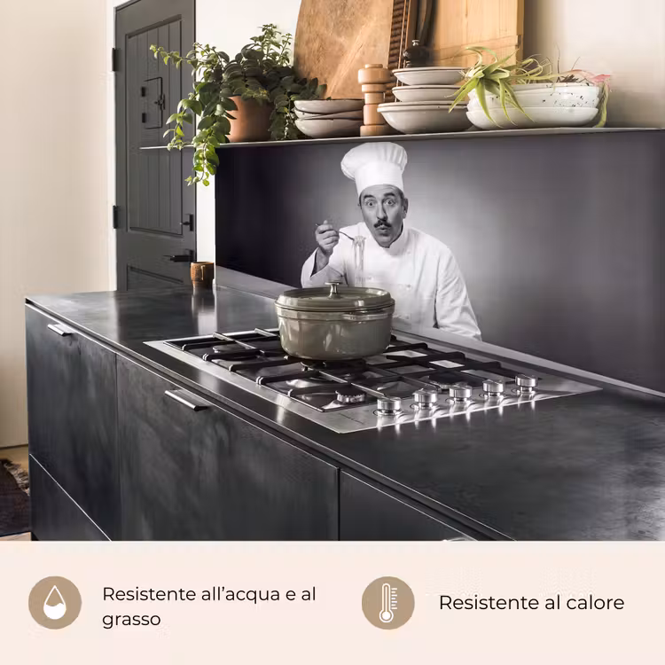 Schienale cucina - Chef - Spaghetti - Pasta — 5