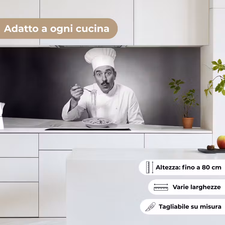Schienale cucina - Chef - Spaghetti - Pasta — 7