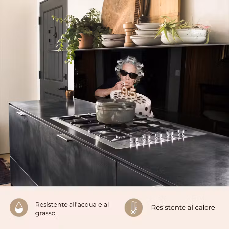 Schienale cucina - Compleanno - Spilla riccia - Nonna — 5