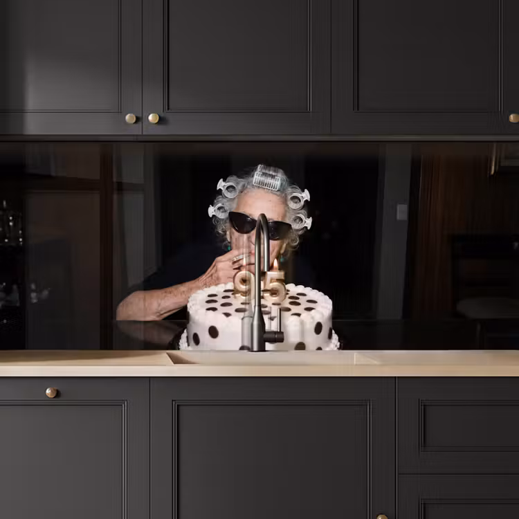 Schienale cucina - Compleanno - Spilla riccia - Nonna — 6