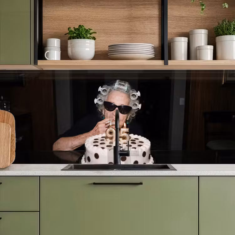 Schienale cucina - Compleanno - Spilla riccia - Nonna — 8