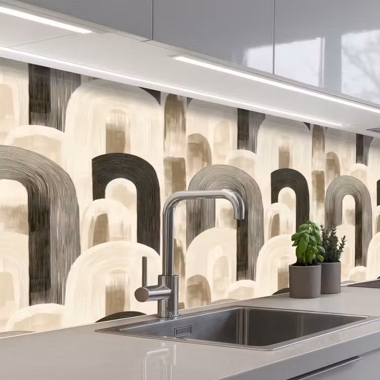 Schienale cucina - Astratto - Motivo - Archi — 2