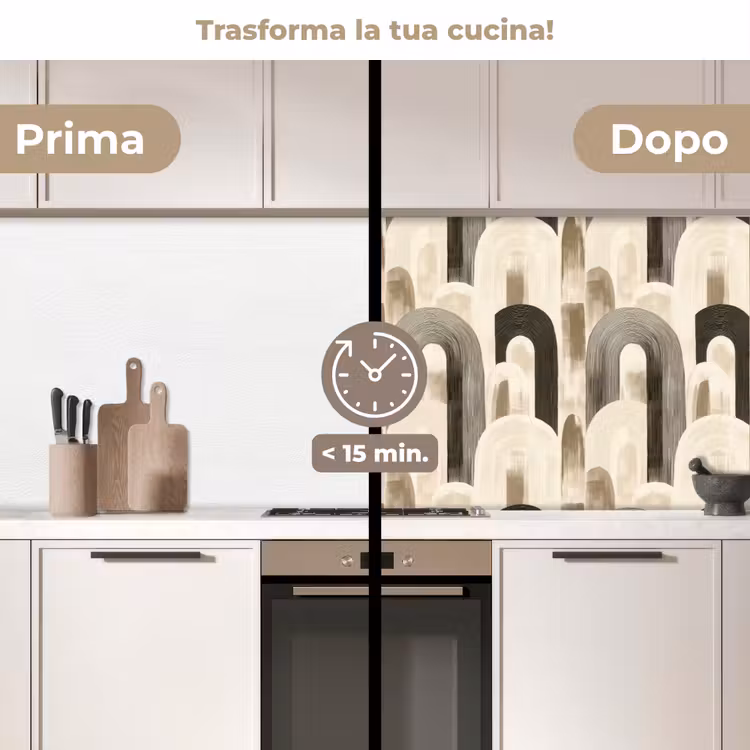Schienale cucina - Astratto - Motivo - Archi — 3