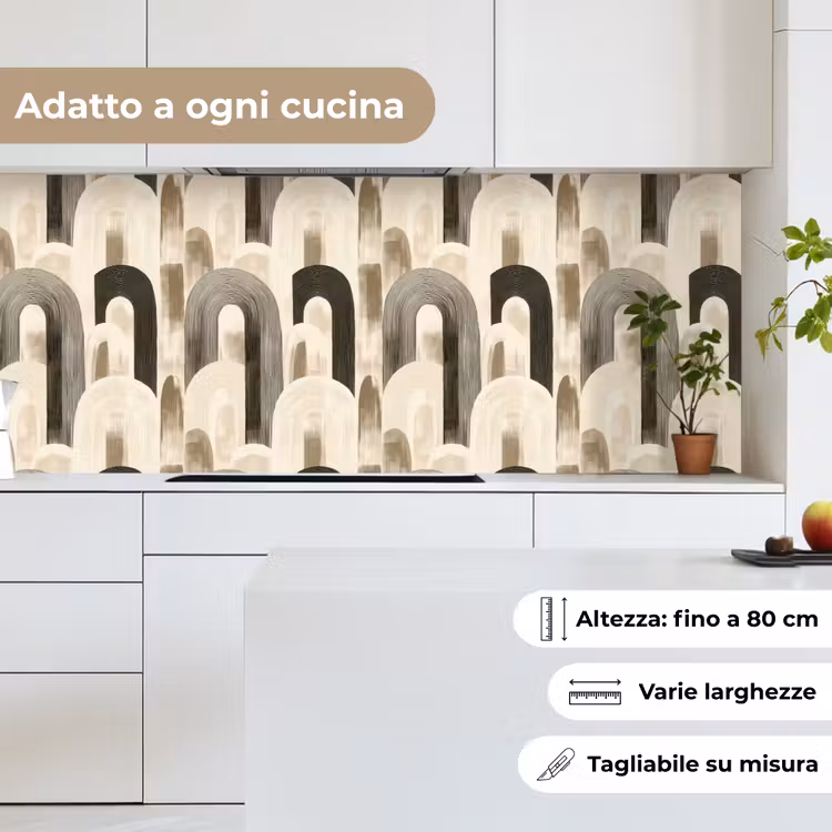 Schienale cucina - Astratto - Motivo - Archi — 7