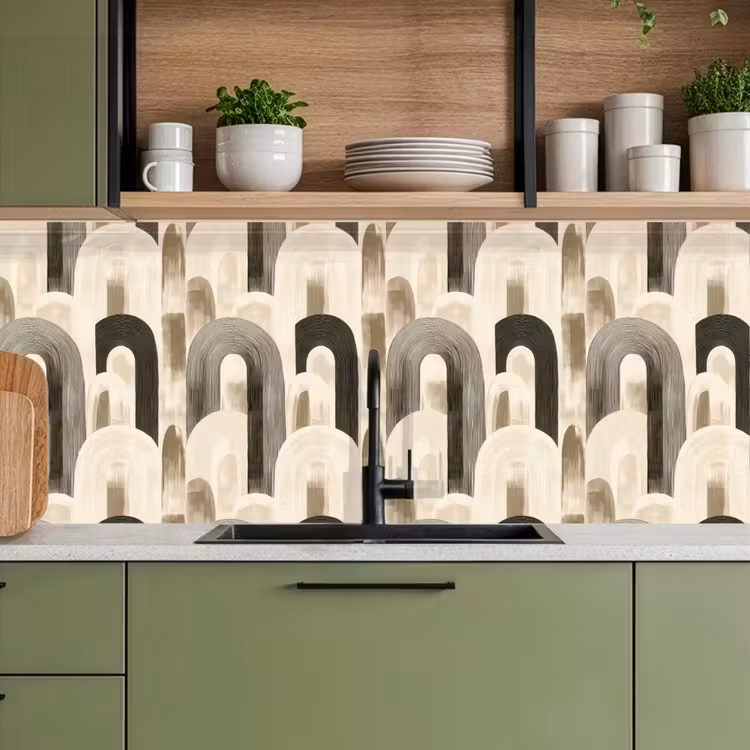 Schienale cucina - Astratto - Motivo - Archi — 8