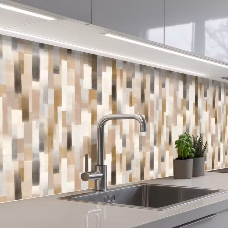 Schienale cucina - Astratto - Motivo - Pennellate — 2