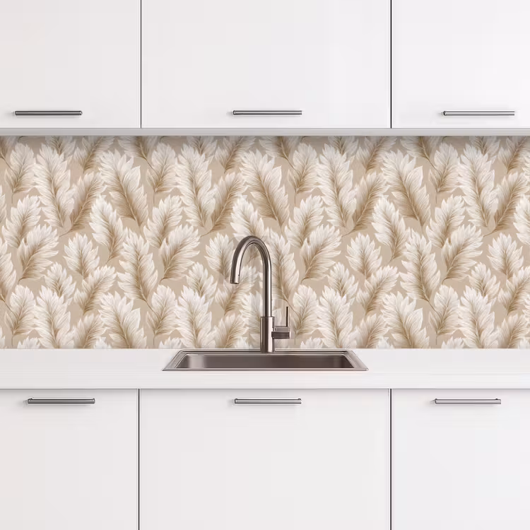 Schienale cucina - Botanico - Motivo - Beige — 4