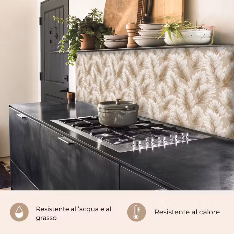 Schienale cucina - Botanico - Motivo - Beige — 5