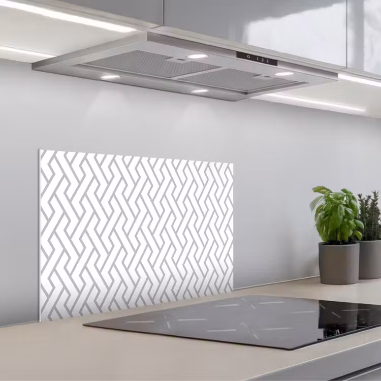 Paraschizzi cucina - Grafica - Motivo - Moderno - Linea — 1