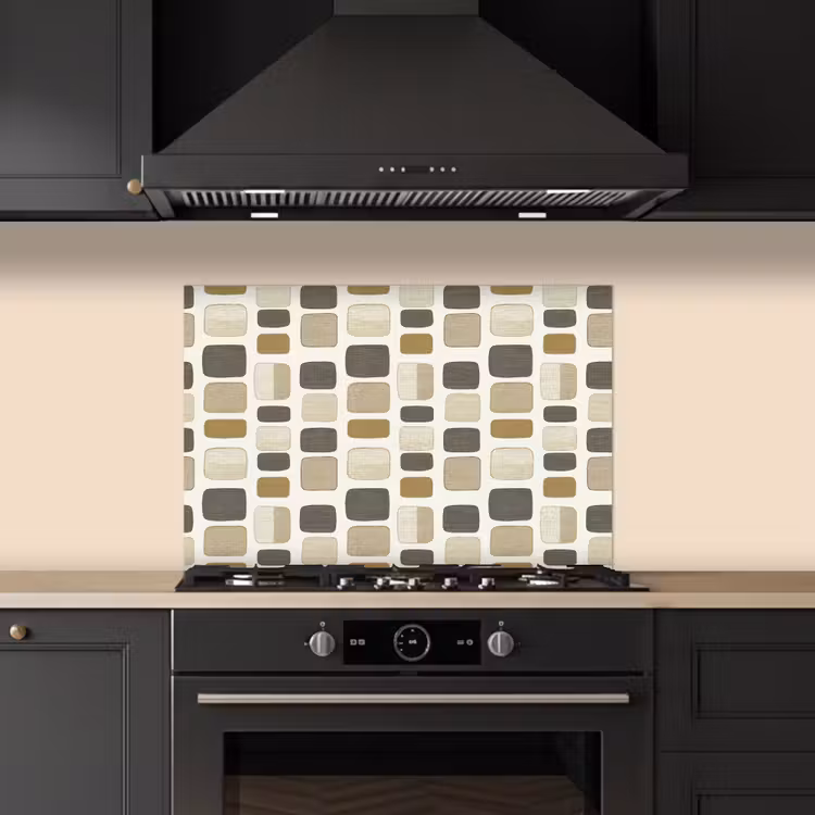 Paraschizzi cucina - Blocchi - Vintage - Grigio — 5
