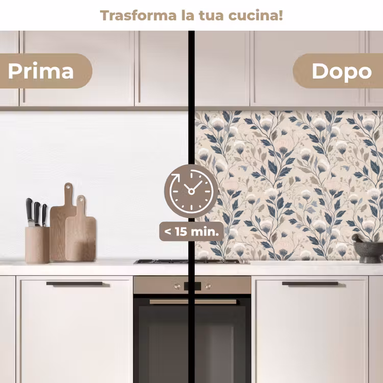 Schienale cucina - Classico - Botanico - Colorato — 3