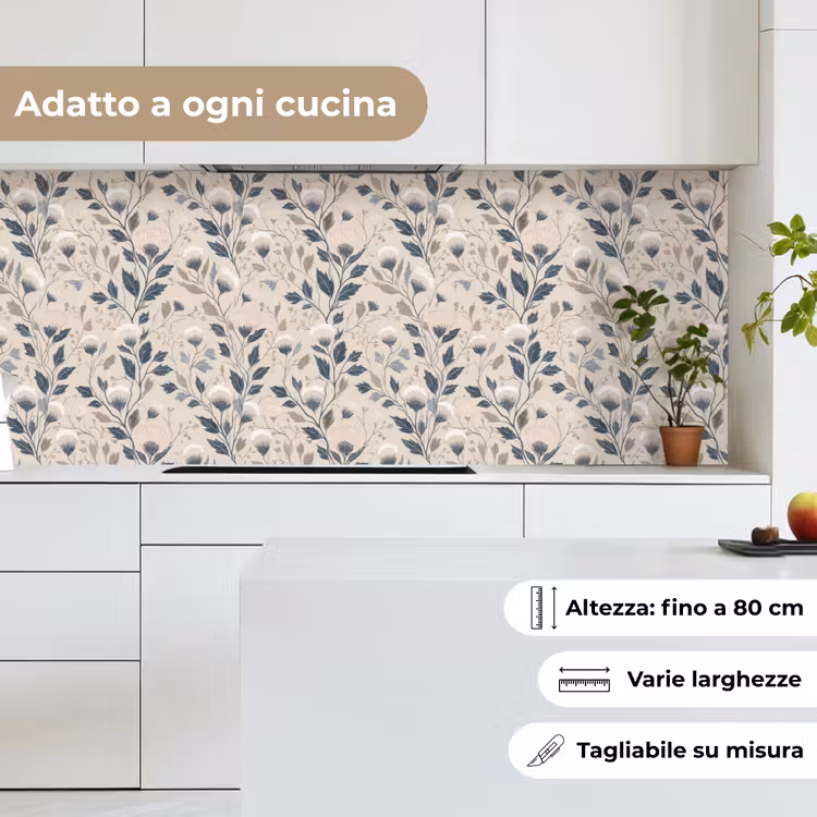 Schienale cucina - Classico - Botanico - Colorato — 7