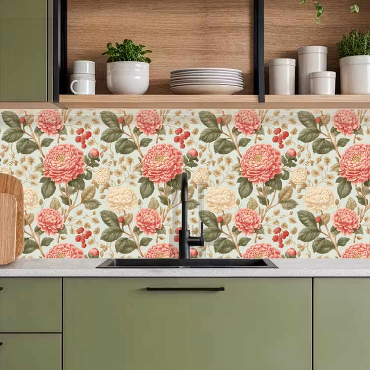 Schienale cucina - Classico - Botanico - Multicolore — 8