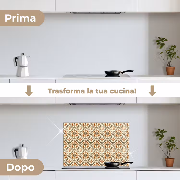 Paraschizzi cucina - Elegante - Antico - Colorato — 7