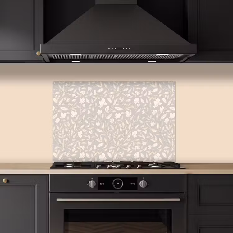 Paraschizzi cucina - Fiori - stelo - foglie — 5