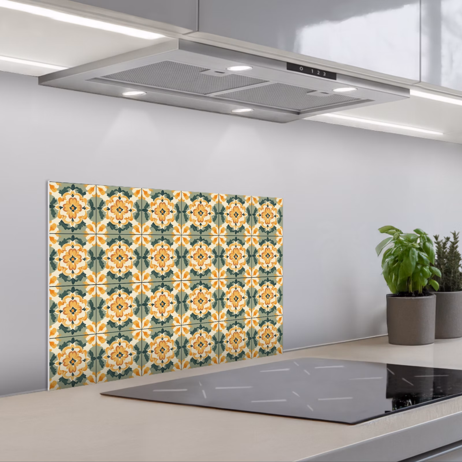 Paraschizzi cucina - Ceramica - Intemperie - Colore — 1