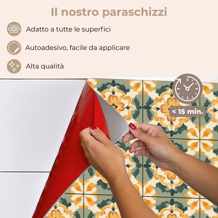 Paraschizzi cucina - Ceramica - Intemperie - Colore — 4