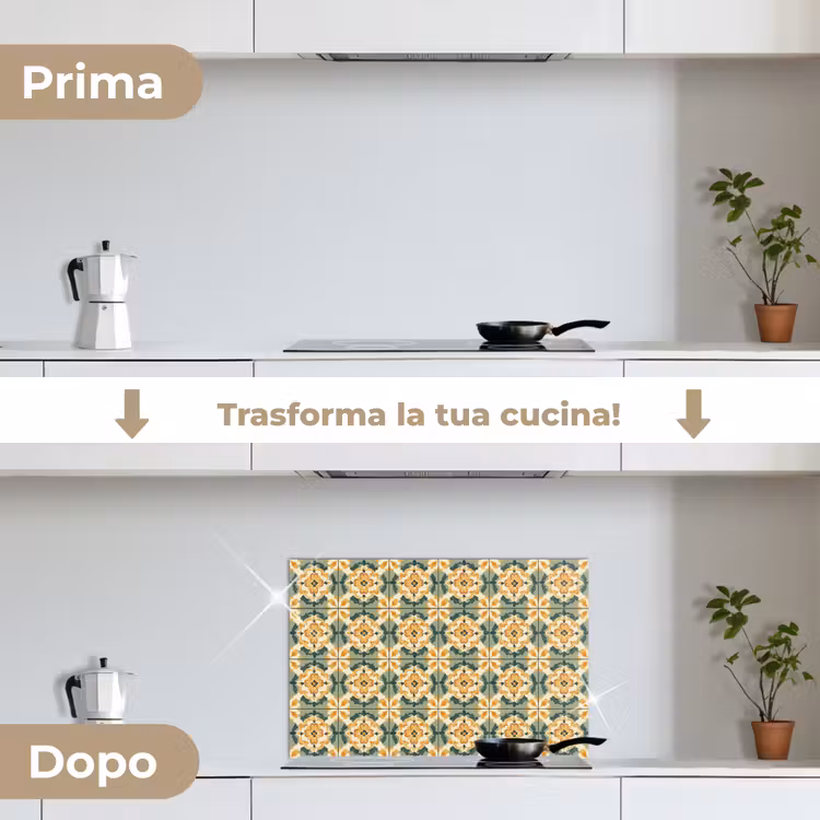 Paraschizzi cucina - Ceramica - Intemperie - Colore — 7