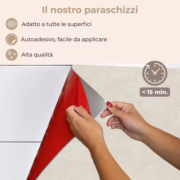 Paraschizzi cucina - Color sabbia - Moderno - Liscio — 4