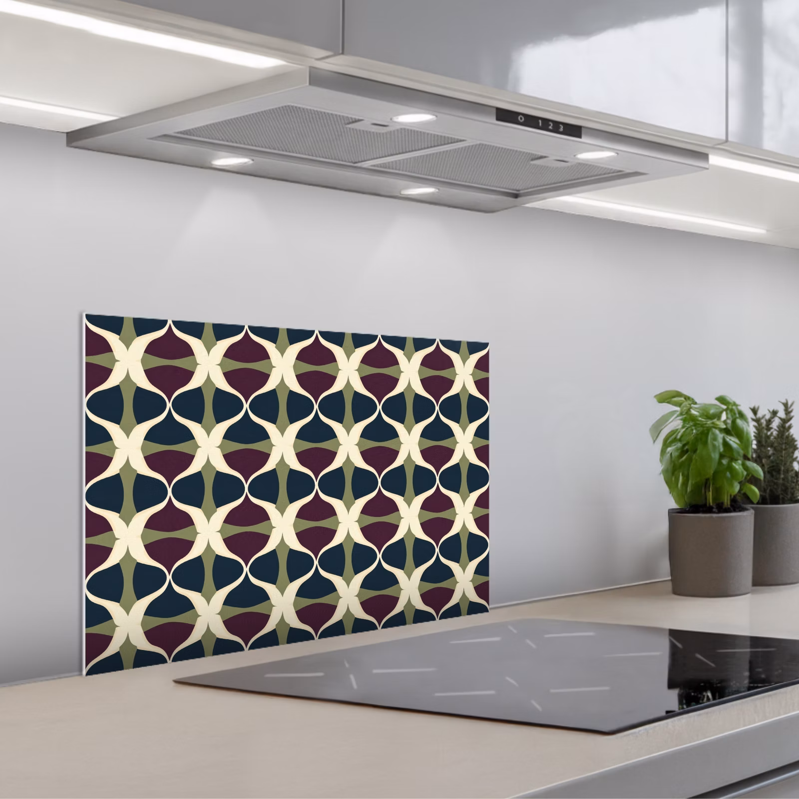 Paraschizzi cucina - Astratto - Retrò - Colorato — 1