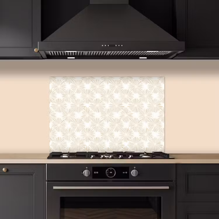 Paraschizzi cucina - Astratto - Motivo - Beige — 5