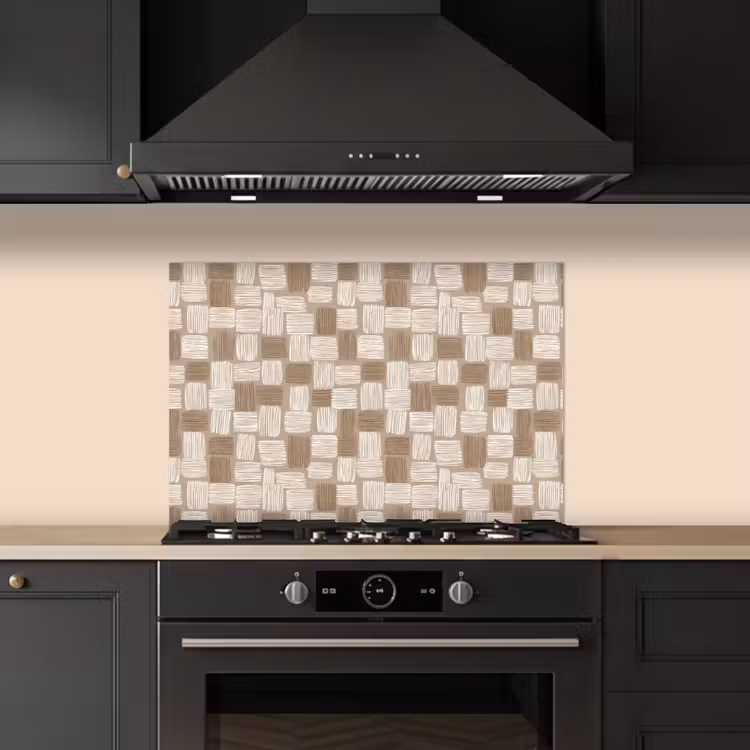Paraschizzi cucina - Blocco - Modello - Marrone — 5