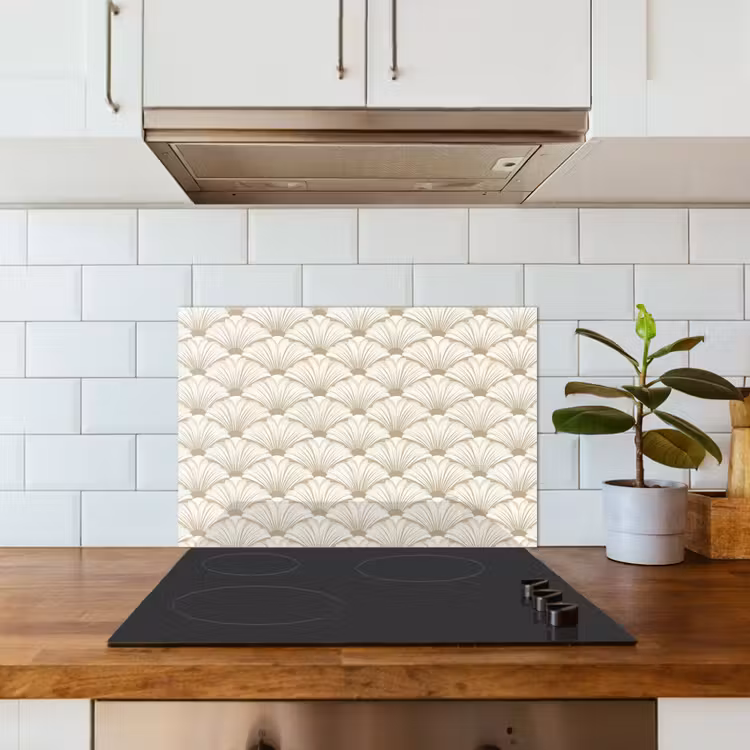 Paraschizzi cucina - Classico - Arte - Beige — 3