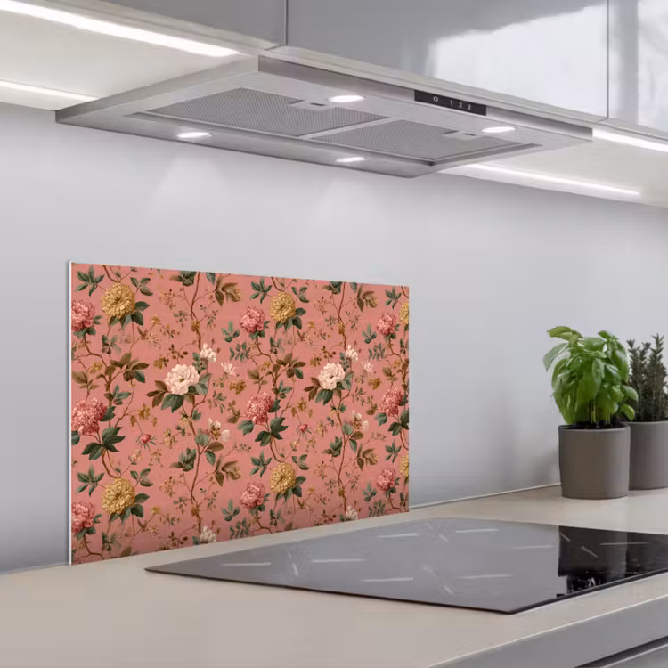 Paraschizzi cucina - Classico - Botanico - Rosa — 1