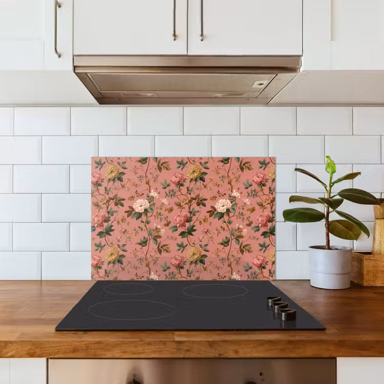 Paraschizzi cucina - Classico - Botanico - Rosa — 3