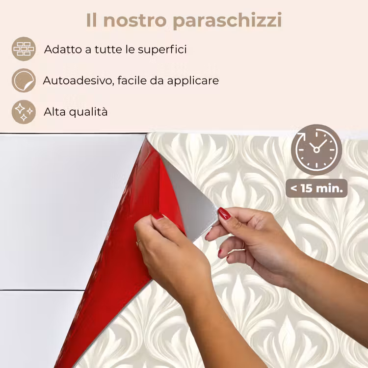 Paraschizzi cucina - Barocco - Motivo - Beige — 4