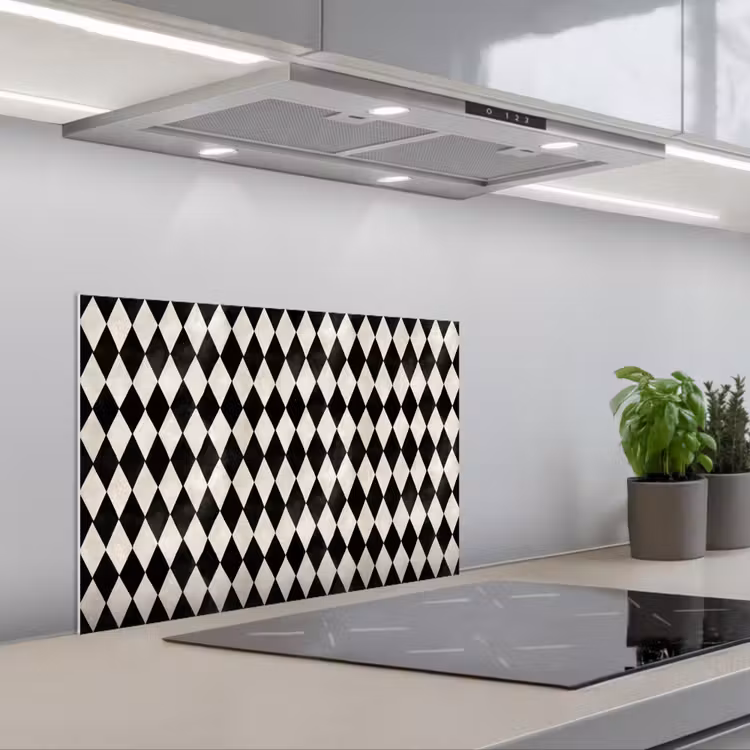 Paraschizzi cucina - Classico - Modello - Nero — 1