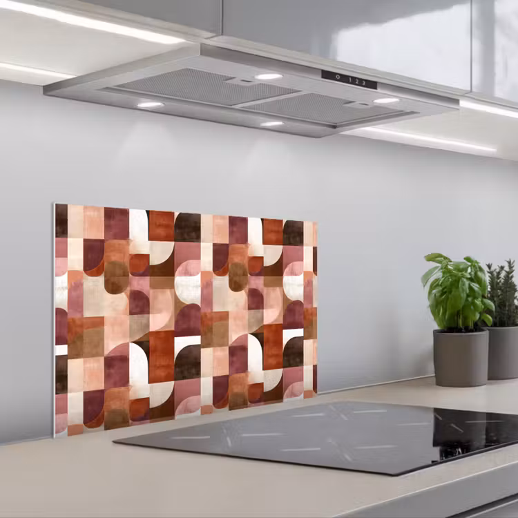 Paraschizzi cucina - Geometria - Moderno - Retrò — 1