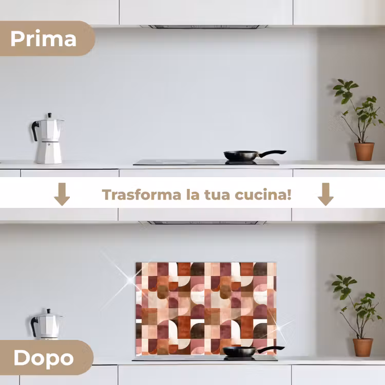 Paraschizzi cucina - Geometria - Moderno - Retrò — 7