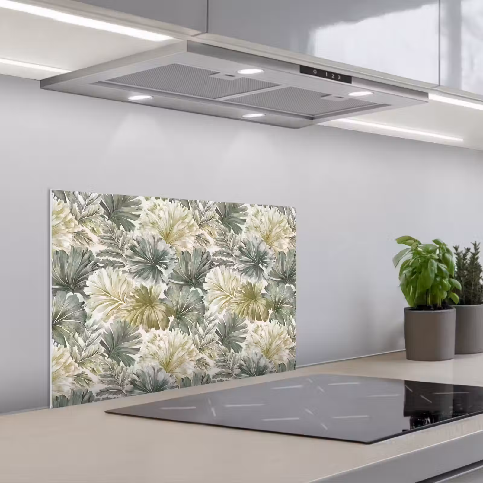 Paraschizzi cucina - Foglie - Botanico - Verde — 1