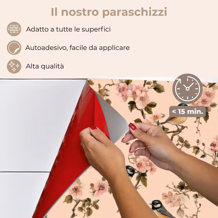 Paraschizzi cucina - Blossom - Cinciarella - Rosa — 4
