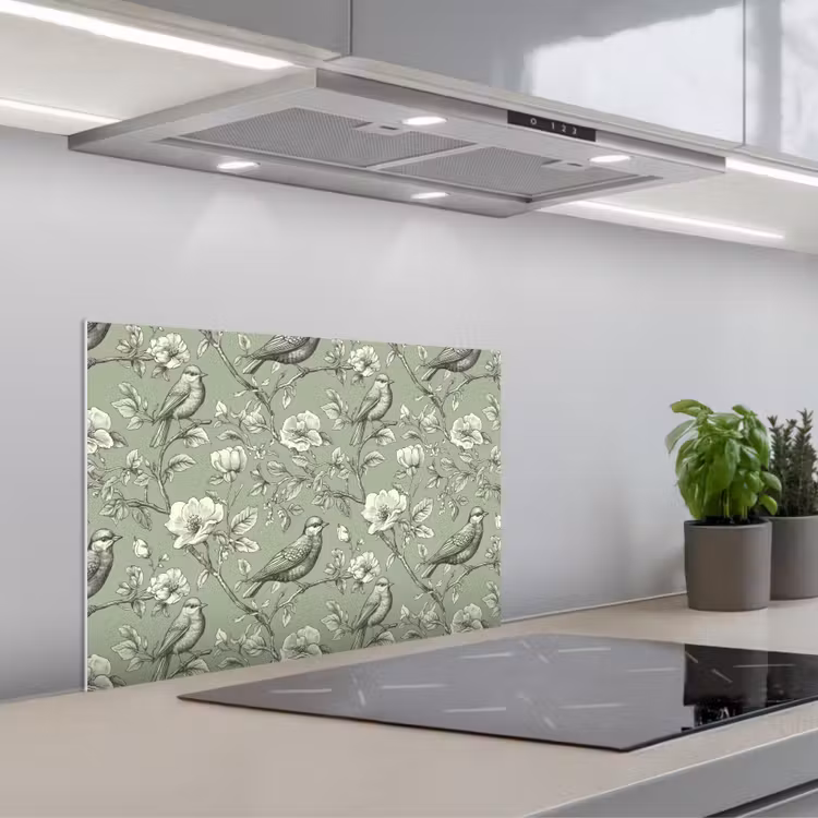 Paraschizzi cucina - Classico - Botanico - Verde — 1