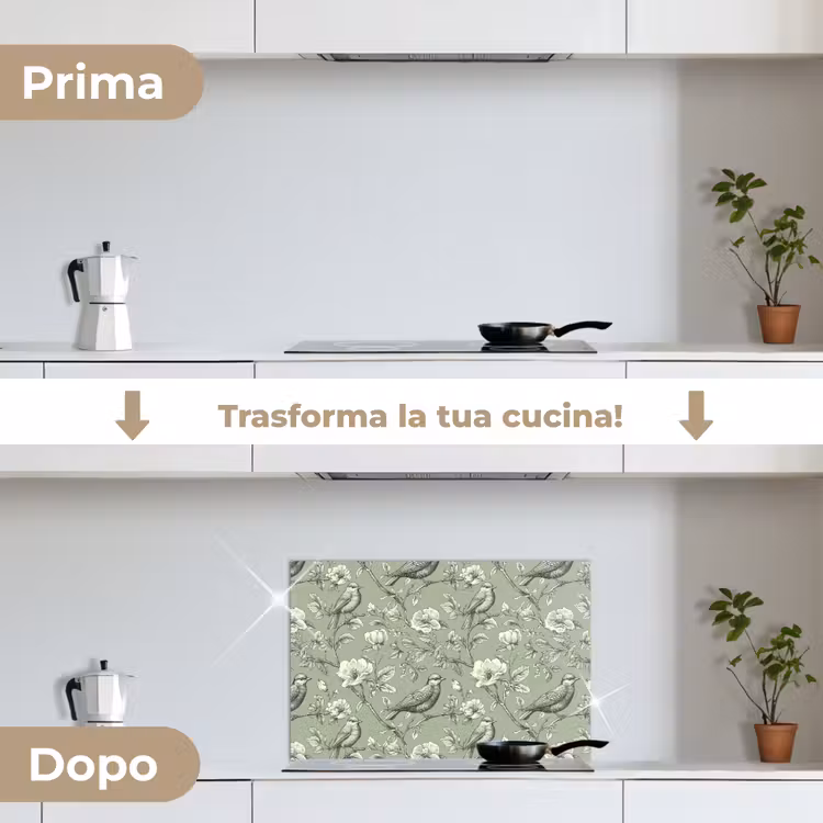 Paraschizzi cucina - Classico - Botanico - Verde — 7