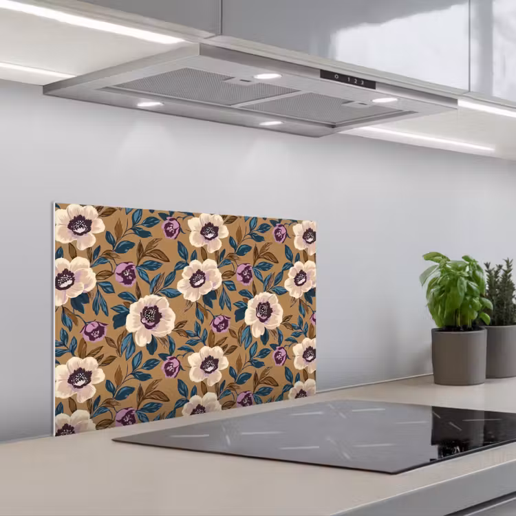 Paraschizzi cucina - Floreale - Natura morta - Colorato — 1