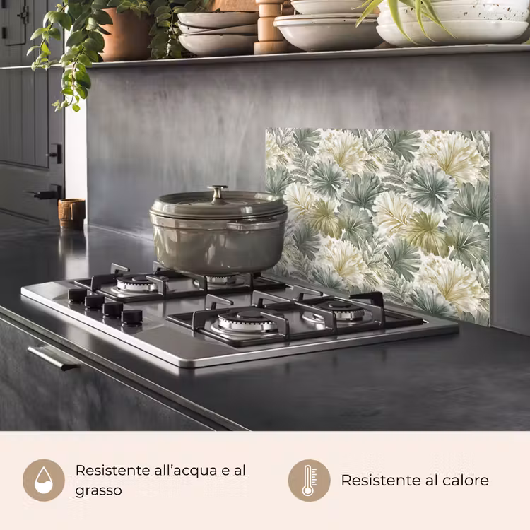 Paraschizzi cucina - Foglie - Botanico - Verde — 2
