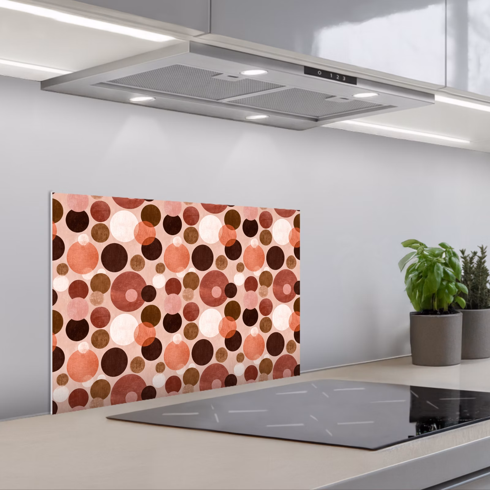 Paraschizzi cucina - Cerchi - Moderno - Colorato — 1