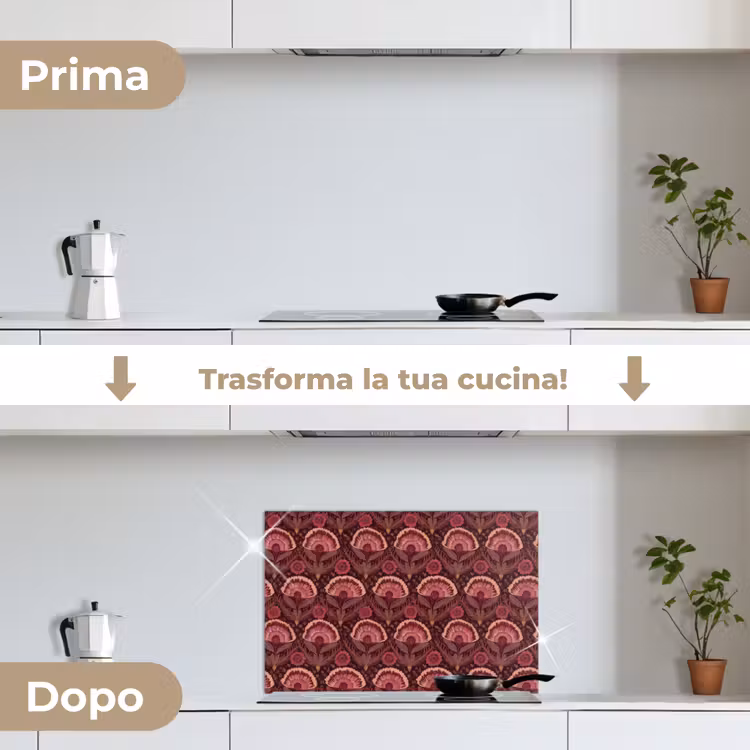 Paraschizzi cucina - Antiquariato - Fiori - Colorati — 7