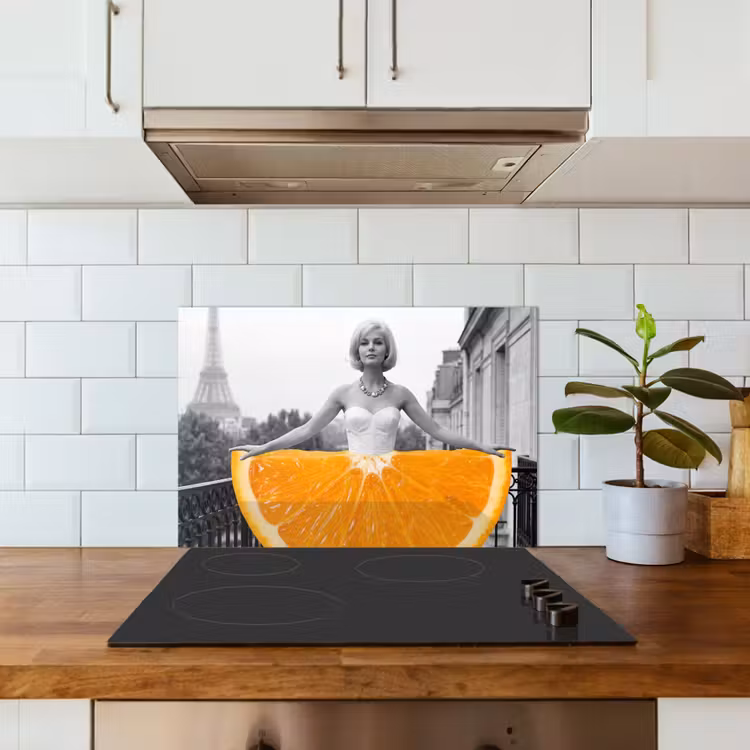 Paraschizzi cucina - Arancione - Torre Eiffel - Donna — 3