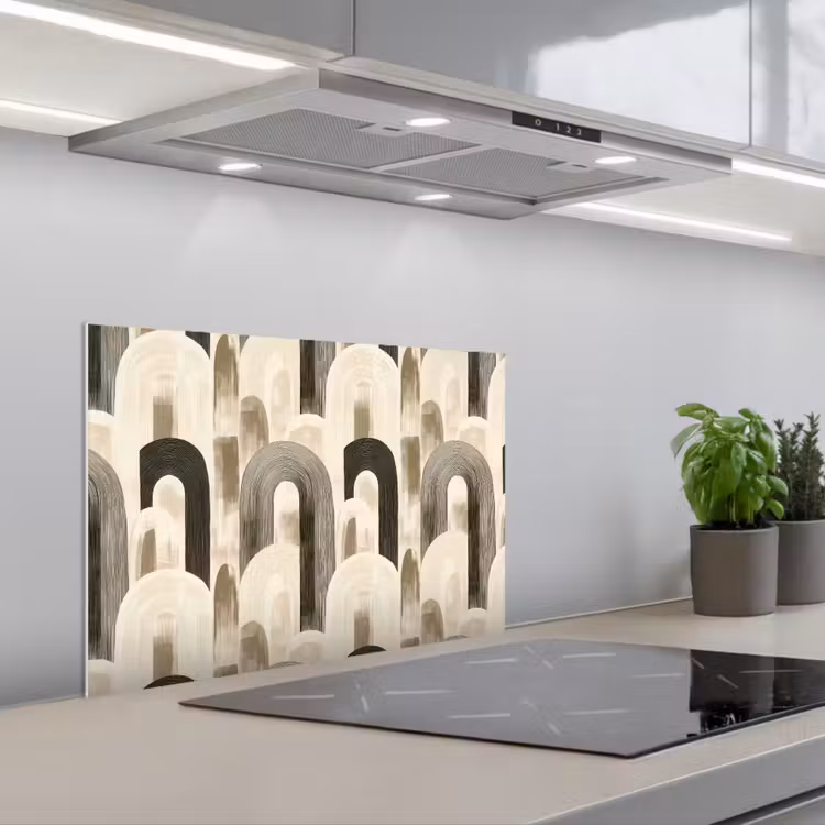 Paraschizzi cucina - Astratto - Motivo - Archi — 1