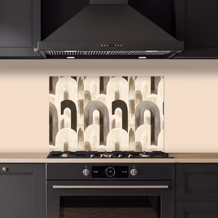 Paraschizzi cucina - Astratto - Motivo - Archi — 5