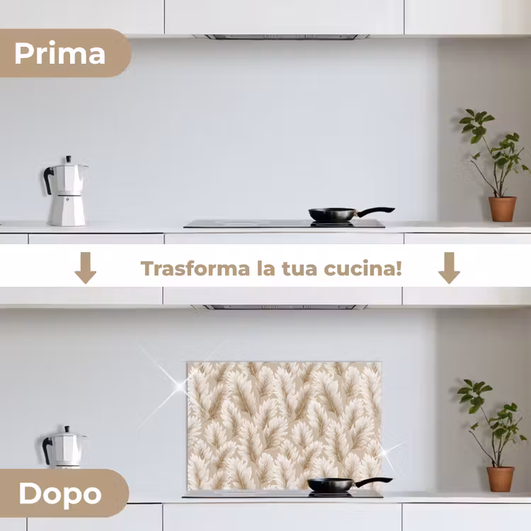 Paraschizzi cucina - Botanico - Motivo - Beige — 7