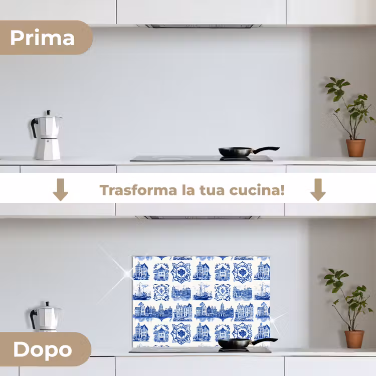 Paraschizzi cucina - Case - Navi - Blu — 7