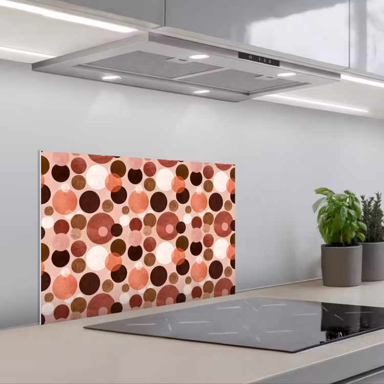 Paraschizzi cucina - Cerchi - Moderno - Colorato — 1
